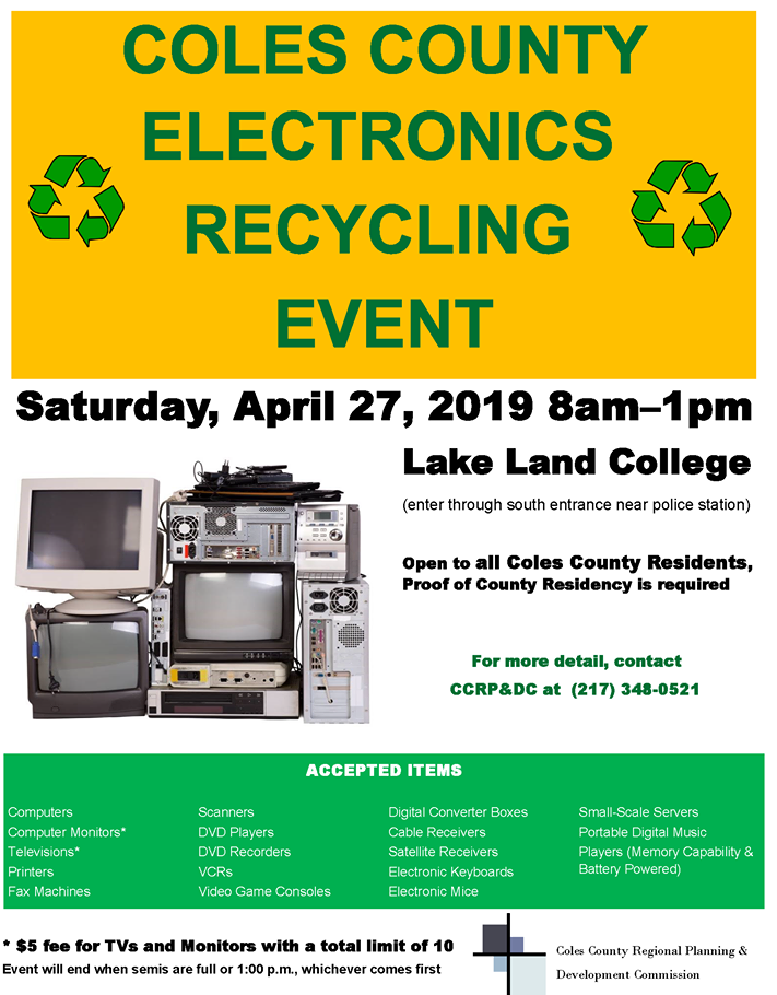 Coles County electronics recycling event